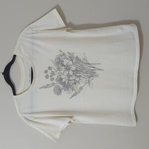 Fifth Sun Women's Flower Bouquet Graphic Tee Size XL